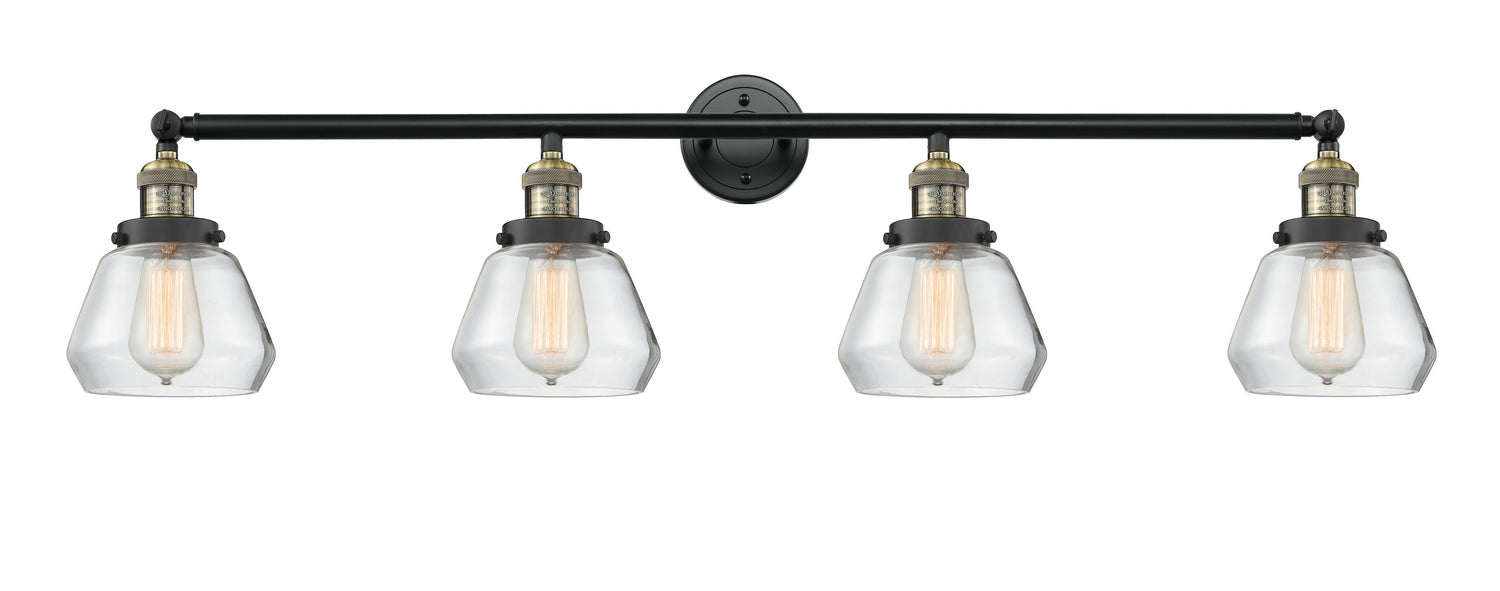 Innovations - 215-BAB-G172 - Four Light Bath Vanity - Franklin Restoration - Black Antique Brass