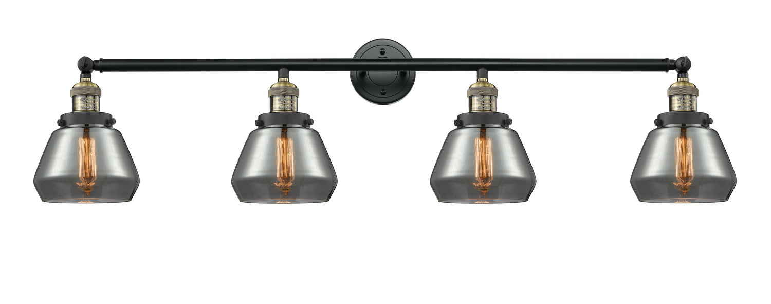 Innovations - 215-BAB-G173 - Four Light Bath Vanity - Franklin Restoration - Black Antique Brass