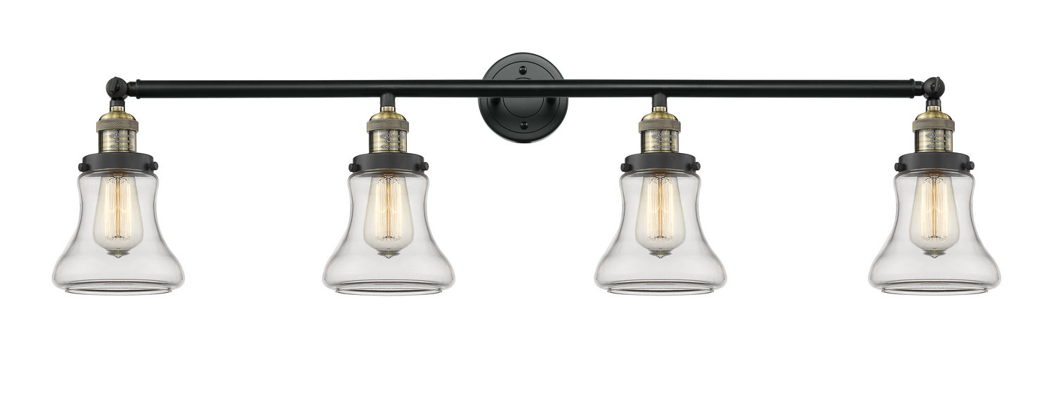 Innovations - 215-BAB-G192 - Four Light Bath Vanity - Franklin Restoration - Black Antique Brass