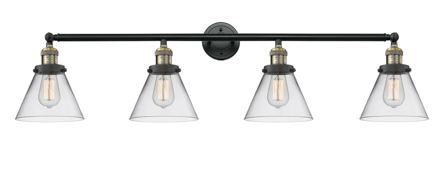 Innovations - 215-BAB-G42 - Four Light Bath Vanity - Franklin Restoration - Black Antique Brass