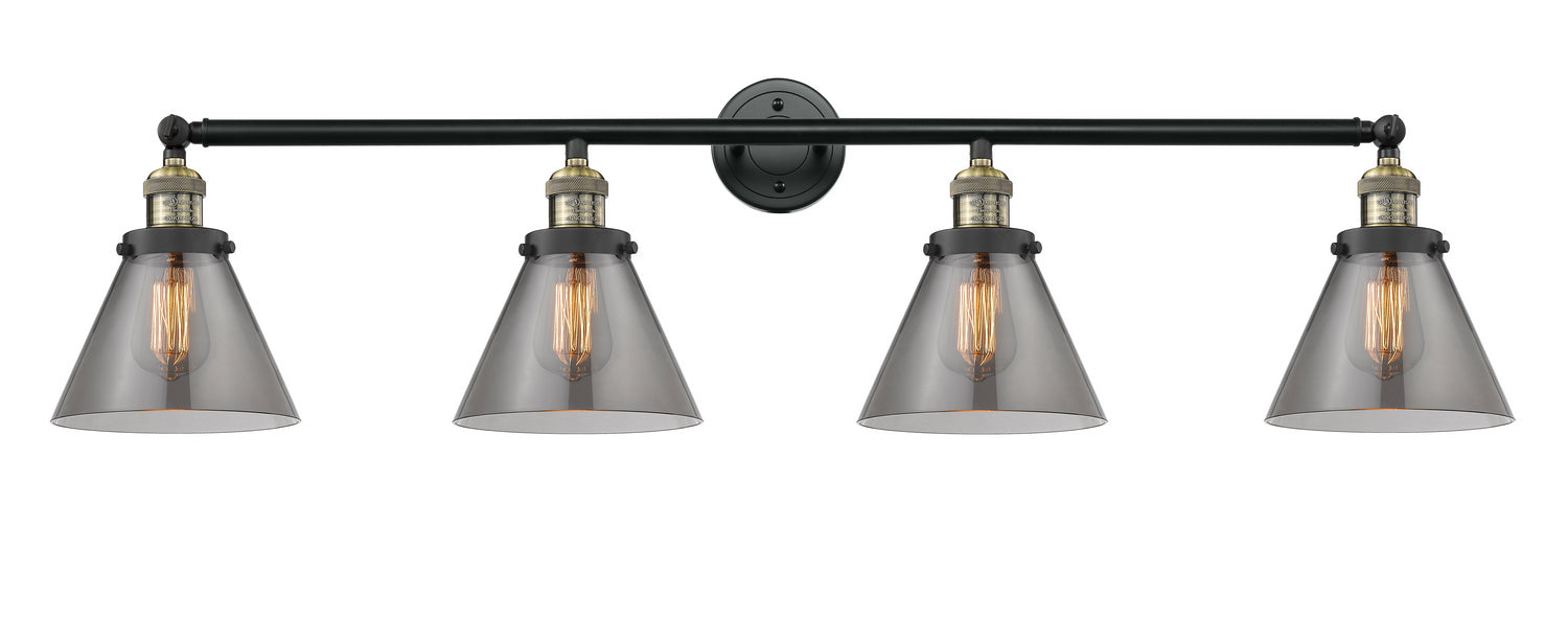Innovations - 215-BAB-G43 - Four Light Bath Vanity - Franklin Restoration - Black Antique Brass
