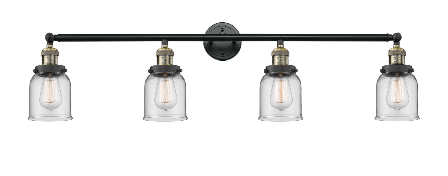 Innovations - 215-BAB-G52 - Four Light Bath Vanity - Franklin Restoration - Black Antique Brass