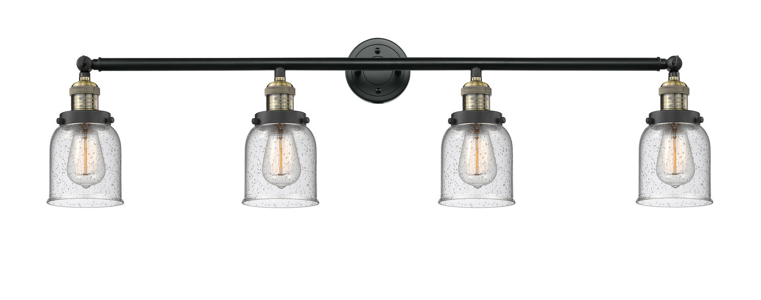 Innovations - 215-BAB-G54 - Four Light Bath Vanity - Franklin Restoration - Black Antique Brass