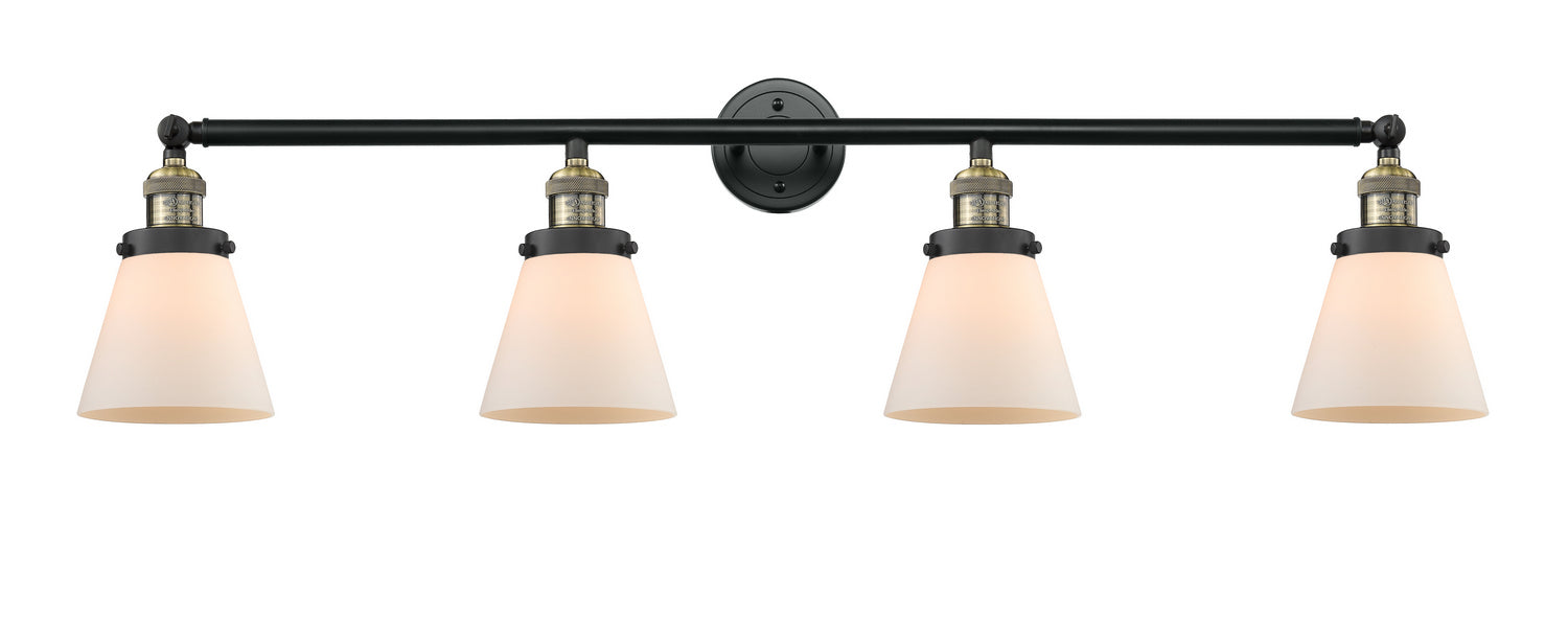 Innovations - 215-BAB-G61 - Four Light Bath Vanity - Franklin Restoration - Black Antique Brass