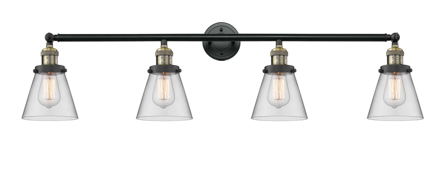 Innovations - 215-BAB-G62 - Four Light Bath Vanity - Franklin Restoration - Black Antique Brass