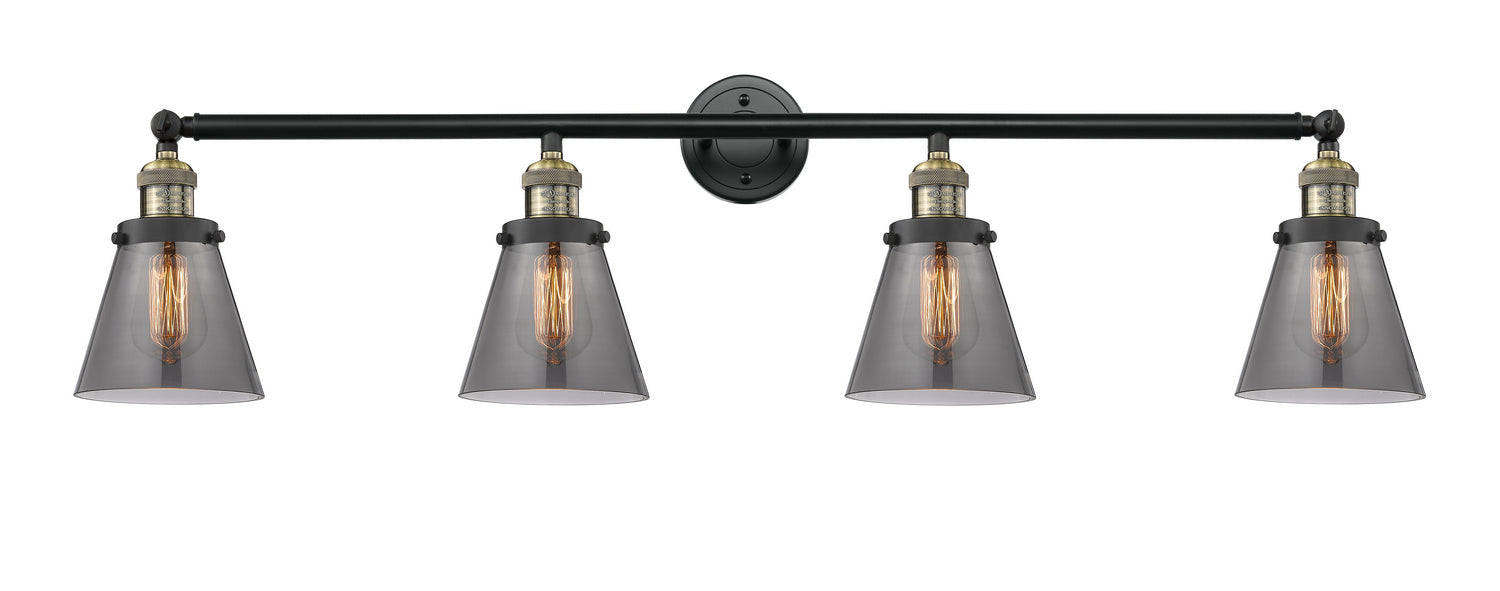 Innovations - 215-BAB-G63 - Four Light Bath Vanity - Franklin Restoration - Black Antique Brass