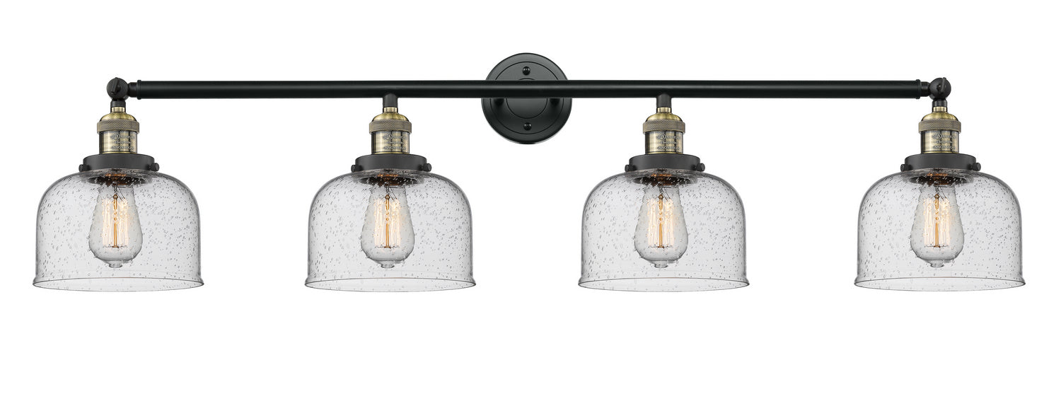 Innovations - 215-BAB-G74 - Four Light Bath Vanity - Franklin Restoration - Black Antique Brass