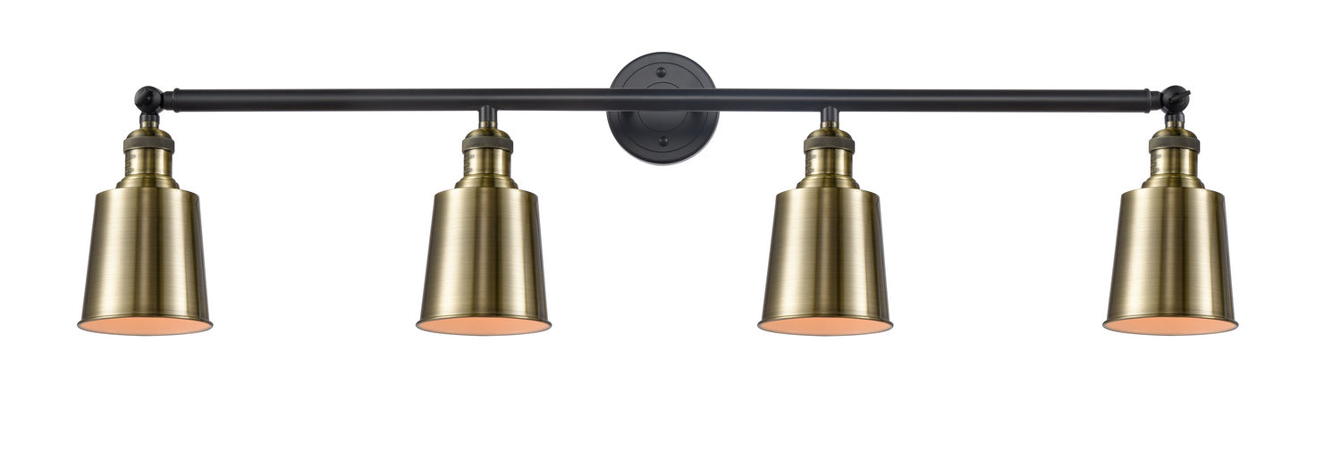 Innovations - 215-BAB-M9-AB - Four Light Bath Vanity - Franklin Restoration - Black Antique Brass