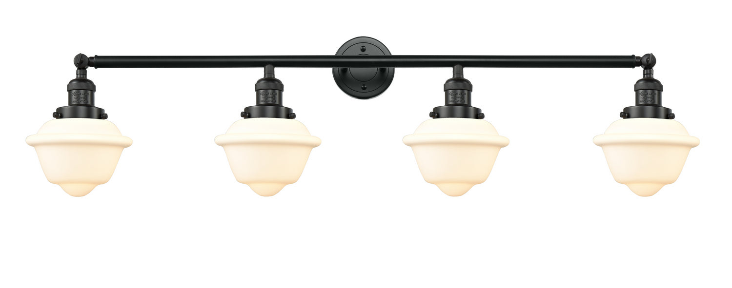 Innovations - 215-BK-G531 - Four Light Bath Vanity - Franklin Restoration - Matte Black