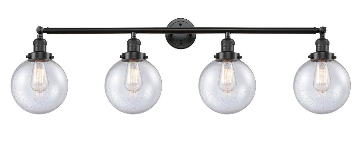 Innovations - 215-OB-G204-8 - Four Light Bath Vanity - Franklin Restoration - Oil Rubbed Bronze