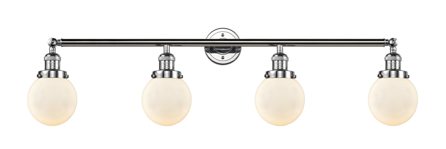 Innovations - 215-PC-G201-6 - Four Light Bath Vanity - Franklin Restoration - Polished Chrome