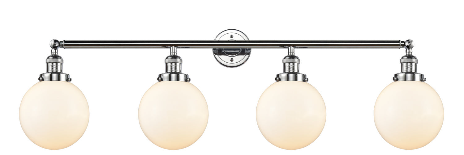 Innovations - 215-PC-G201-8 - Four Light Bath Vanity - Franklin Restoration - Polished Chrome