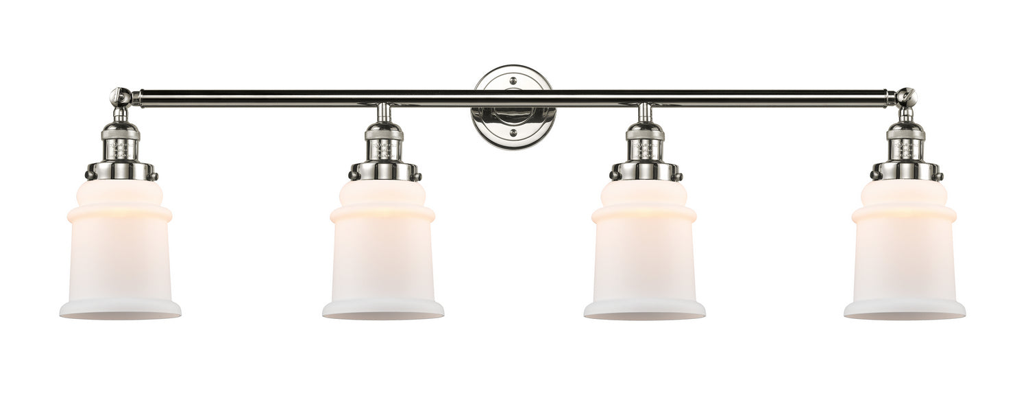 Innovations - 215-PN-G181 - Four Light Bath Vanity - Franklin Restoration - Polished Nickel