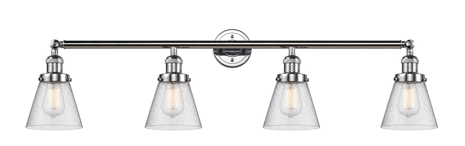 Innovations - 215-PC-G64 - Four Light Bath Vanity - Franklin Restoration - Polished Chrome