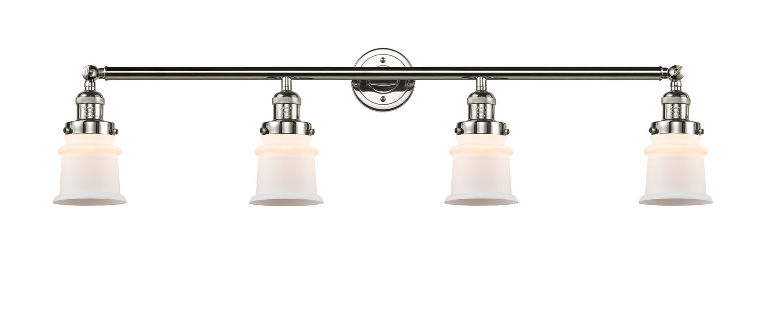 Innovations - 215-PN-G181S - Four Light Bath Vanity - Franklin Restoration - Polished Nickel