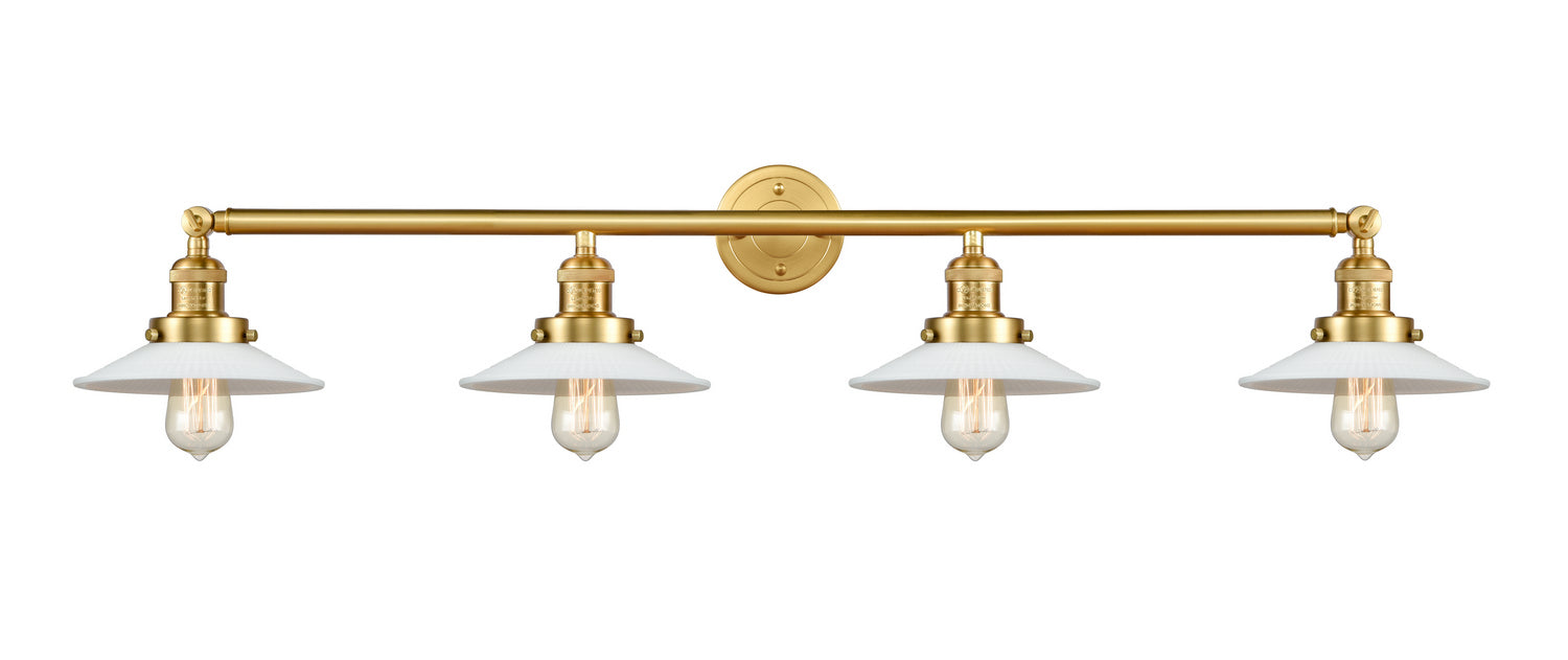 Innovations - 215-SG-G1 - Four Light Bath Vanity - Franklin Restoration - Satin Gold