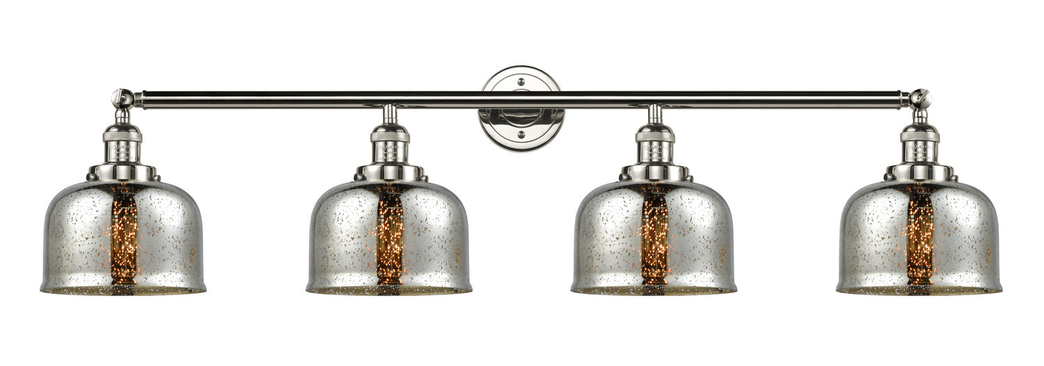 Innovations - 215-PN-G78 - Four Light Bath Vanity - Franklin Restoration - Polished Nickel