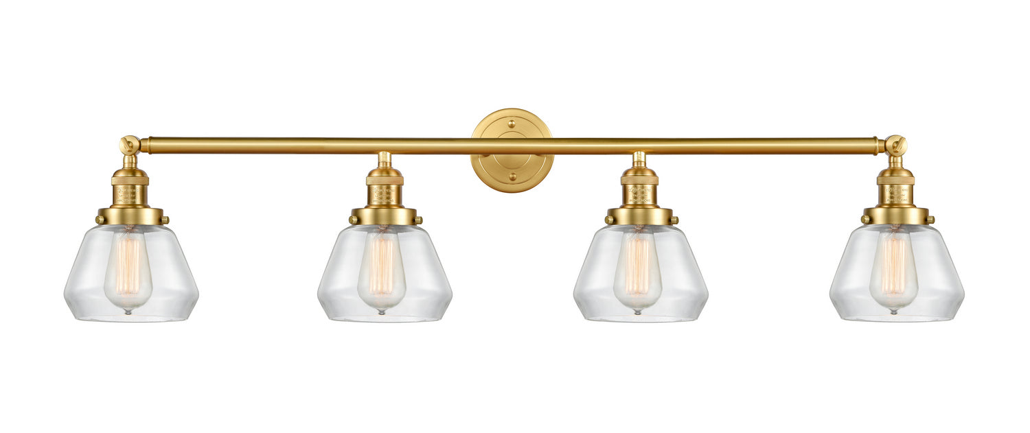 Innovations - 215-SG-G172 - Four Light Bath Vanity - Franklin Restoration - Satin Gold