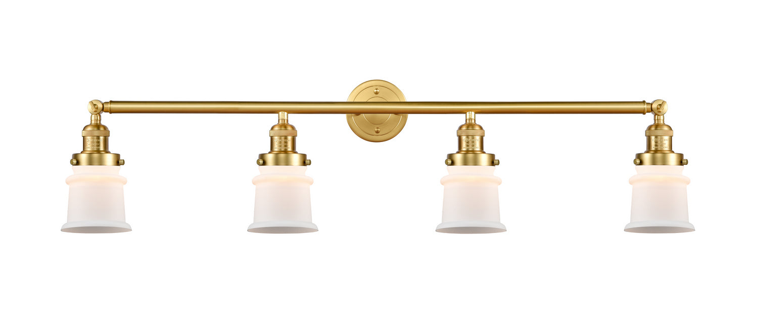 Innovations - 215-SG-G181S - Four Light Bath Vanity - Franklin Restoration - Satin Gold
