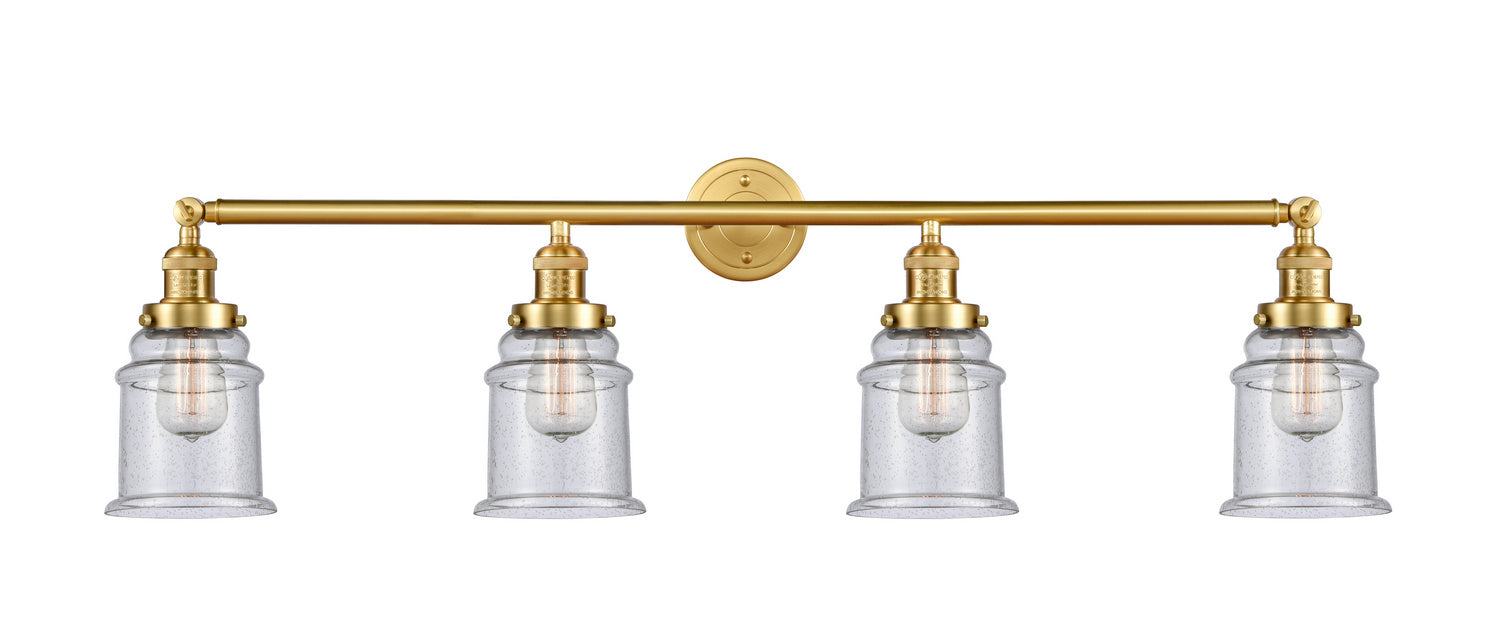 Innovations - 215-SG-G184 - Four Light Bath Vanity - Franklin Restoration - Satin Gold