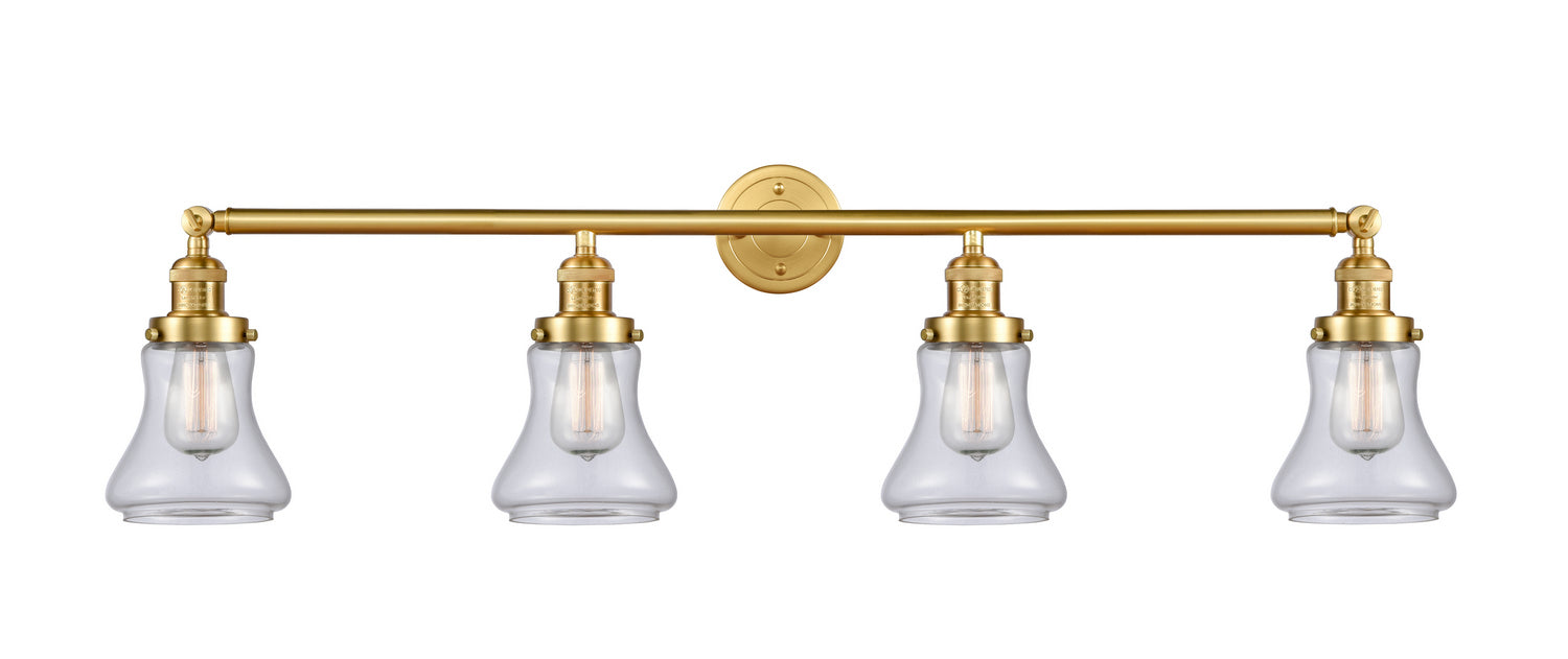 Innovations - 215-SG-G192 - Four Light Bath Vanity - Franklin Restoration - Satin Gold
