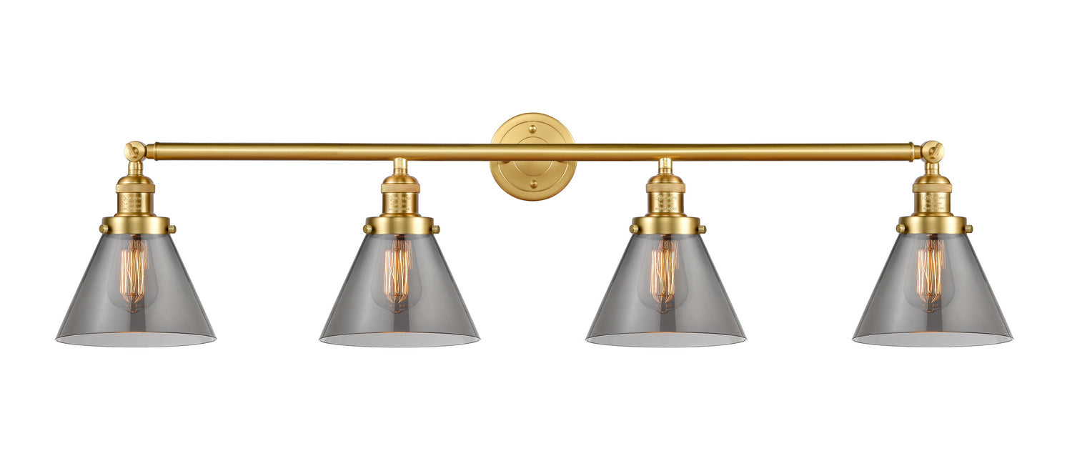 Innovations - 215-SG-G43 - Four Light Bath Vanity - Franklin Restoration - Satin Gold
