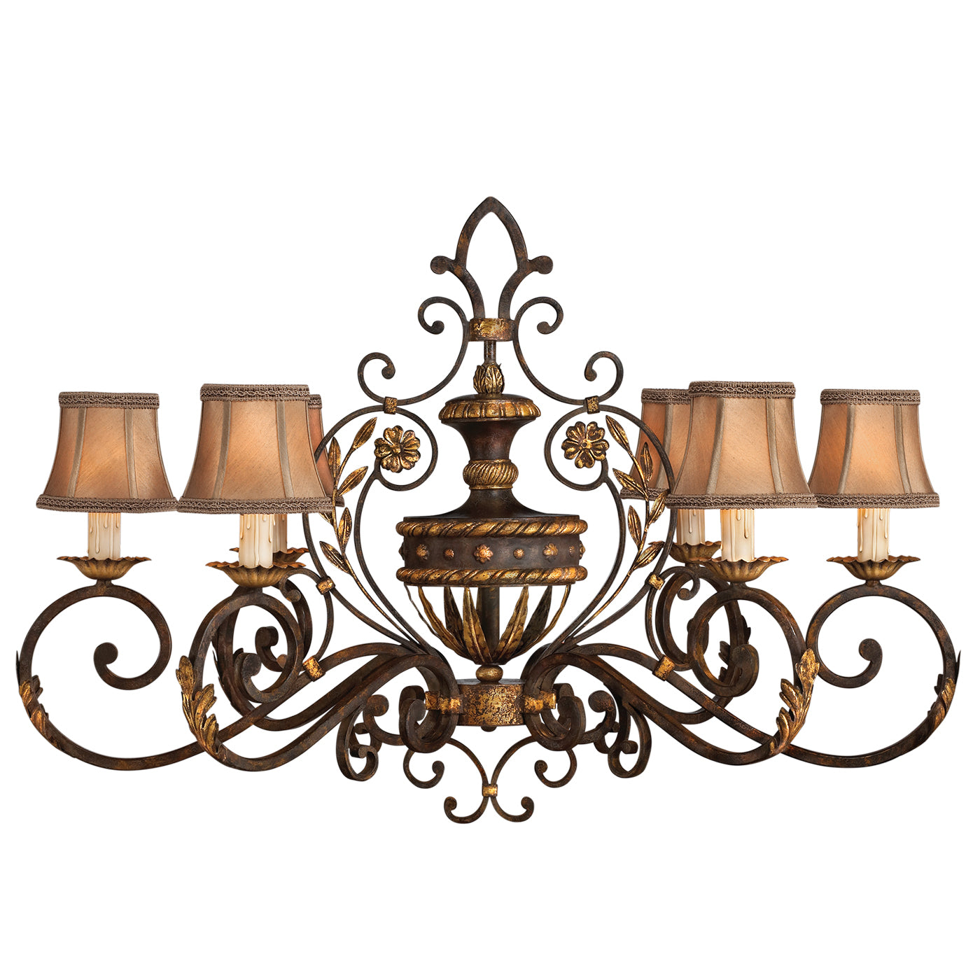 Fine Art Handcrafted Lighting - 218540ST - Six Light Chandelier - Castile - Bronze