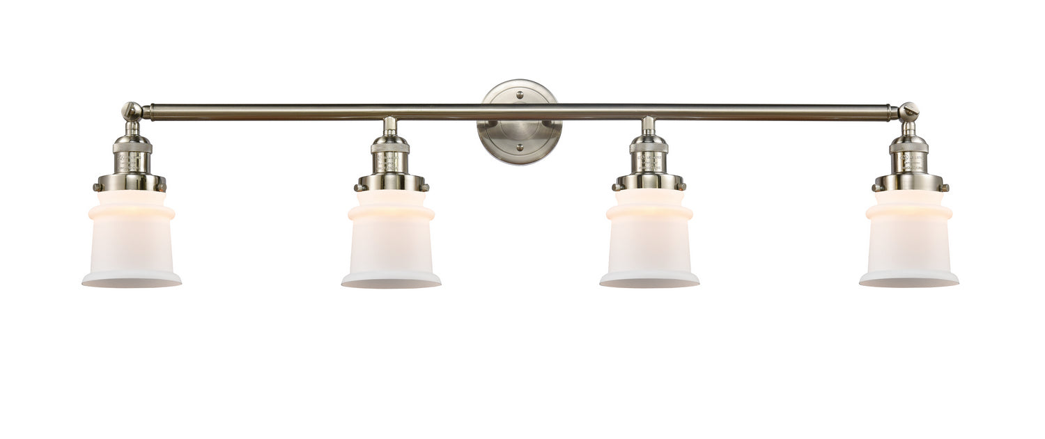 Innovations - 215-SN-G181S - Four Light Bath Vanity - Franklin Restoration - Brushed Satin Nickel