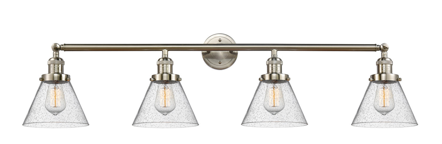 Innovations - 215-SN-G44 - Four Light Bath Vanity - Franklin Restoration - Brushed Satin Nickel