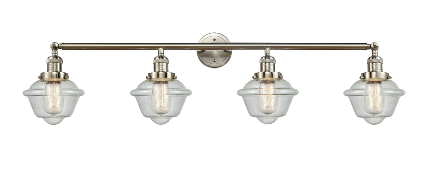 Innovations - 215-SN-G534 - Four Light Bath Vanity - Franklin Restoration - Brushed Satin Nickel
