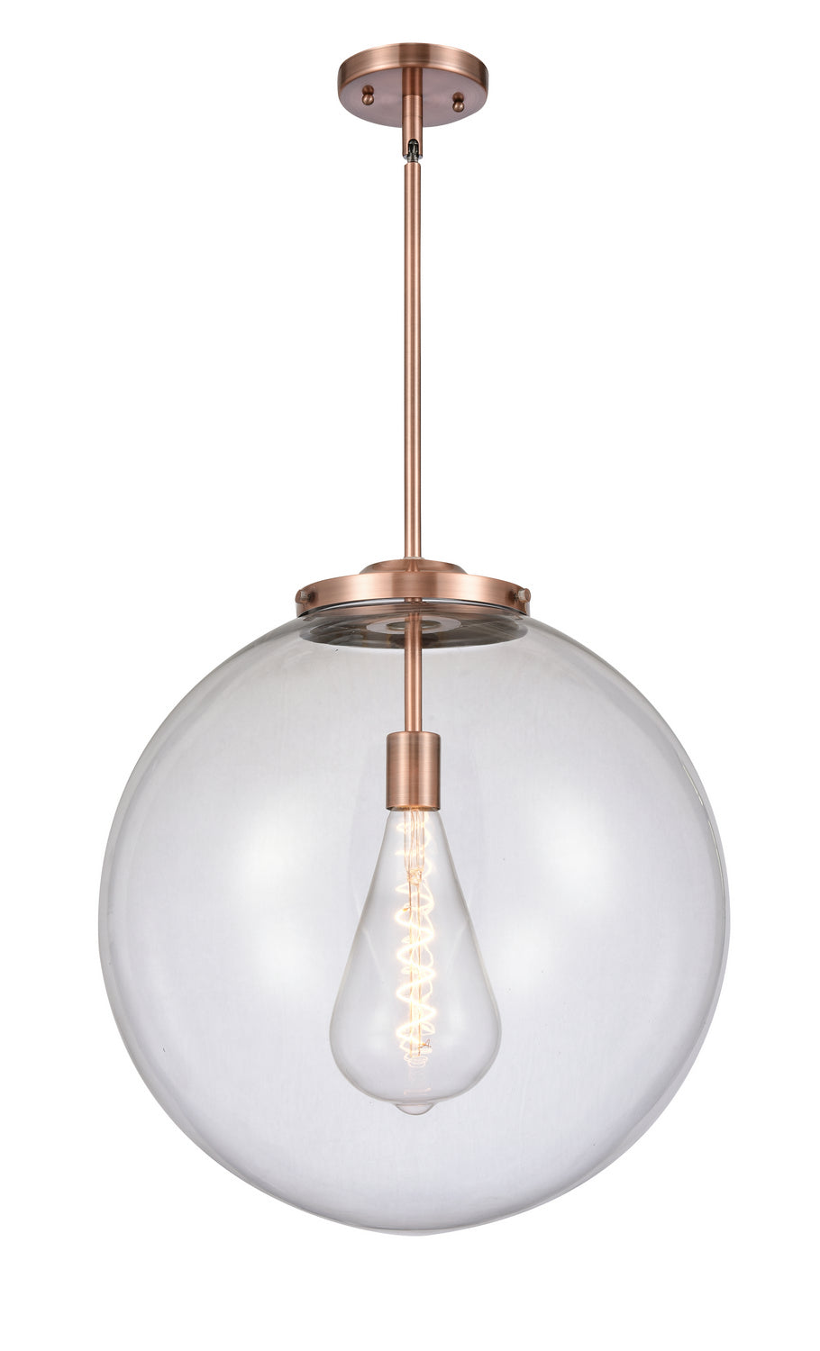 Innovations - 221-1S-AC-G202-18 - One Light Pendant - Essex - Antique Copper