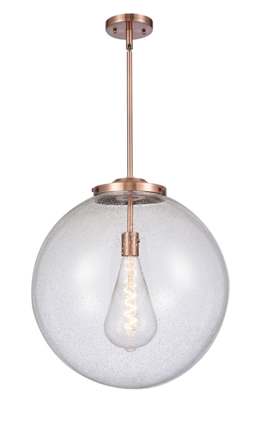 Innovations - 221-1S-AC-G204-18 - One Light Pendant - Essex - Antique Copper