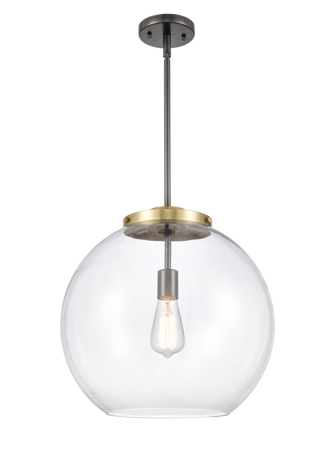 Innovations - 221-1S-BAB-G122-16 - One Light Pendant - Essex - Black Antique Brass