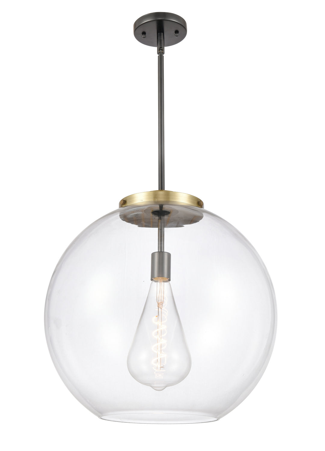 Innovations - 221-1S-BAB-G122-18 - One Light Pendant - Essex - Black Antique Brass