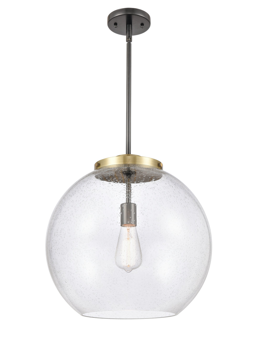 Innovations - 221-1S-BAB-G124-16 - One Light Pendant - Essex - Black Antique Brass