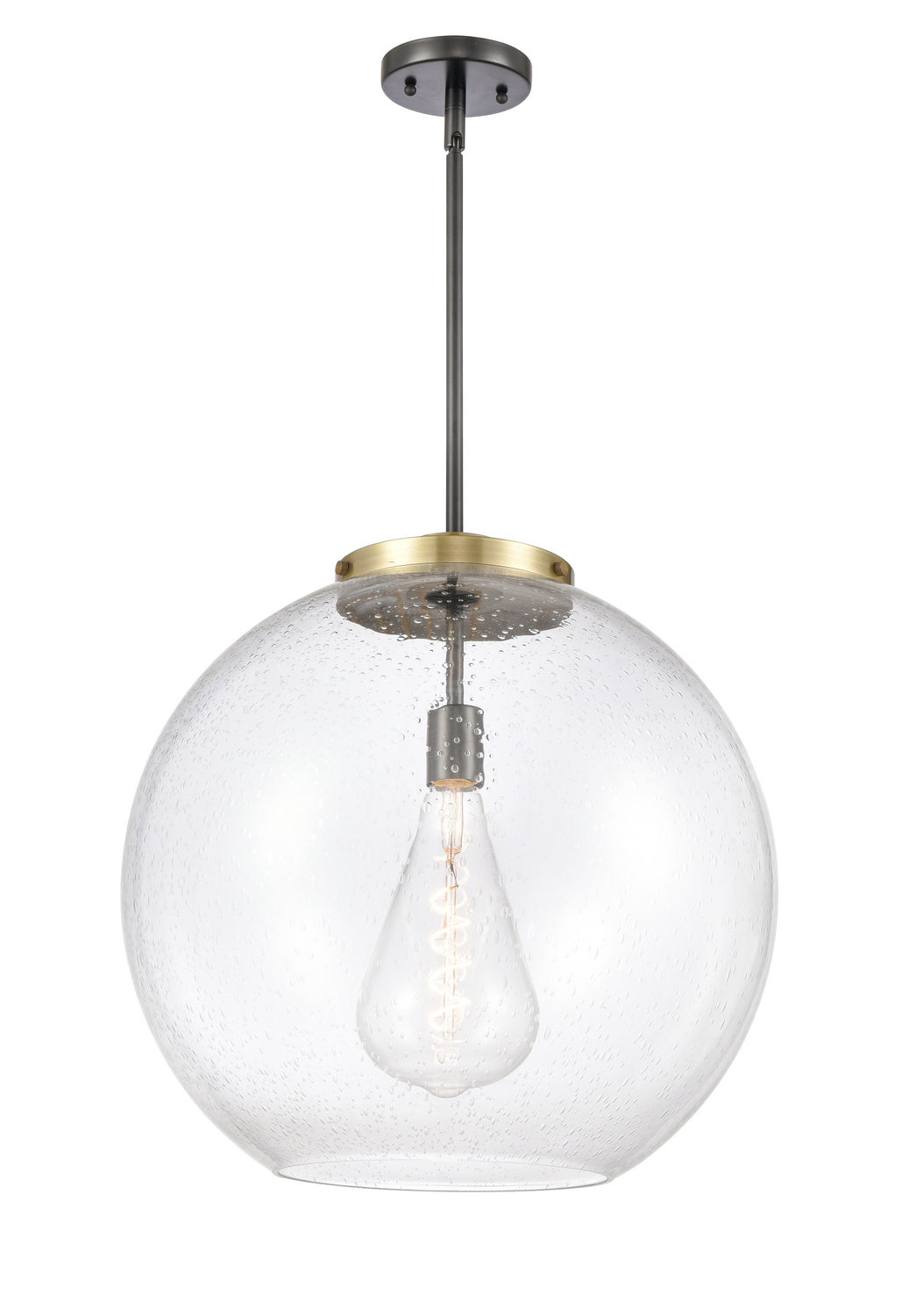 Innovations - 221-1S-BAB-G124-18 - One Light Pendant - Essex - Black Antique Brass