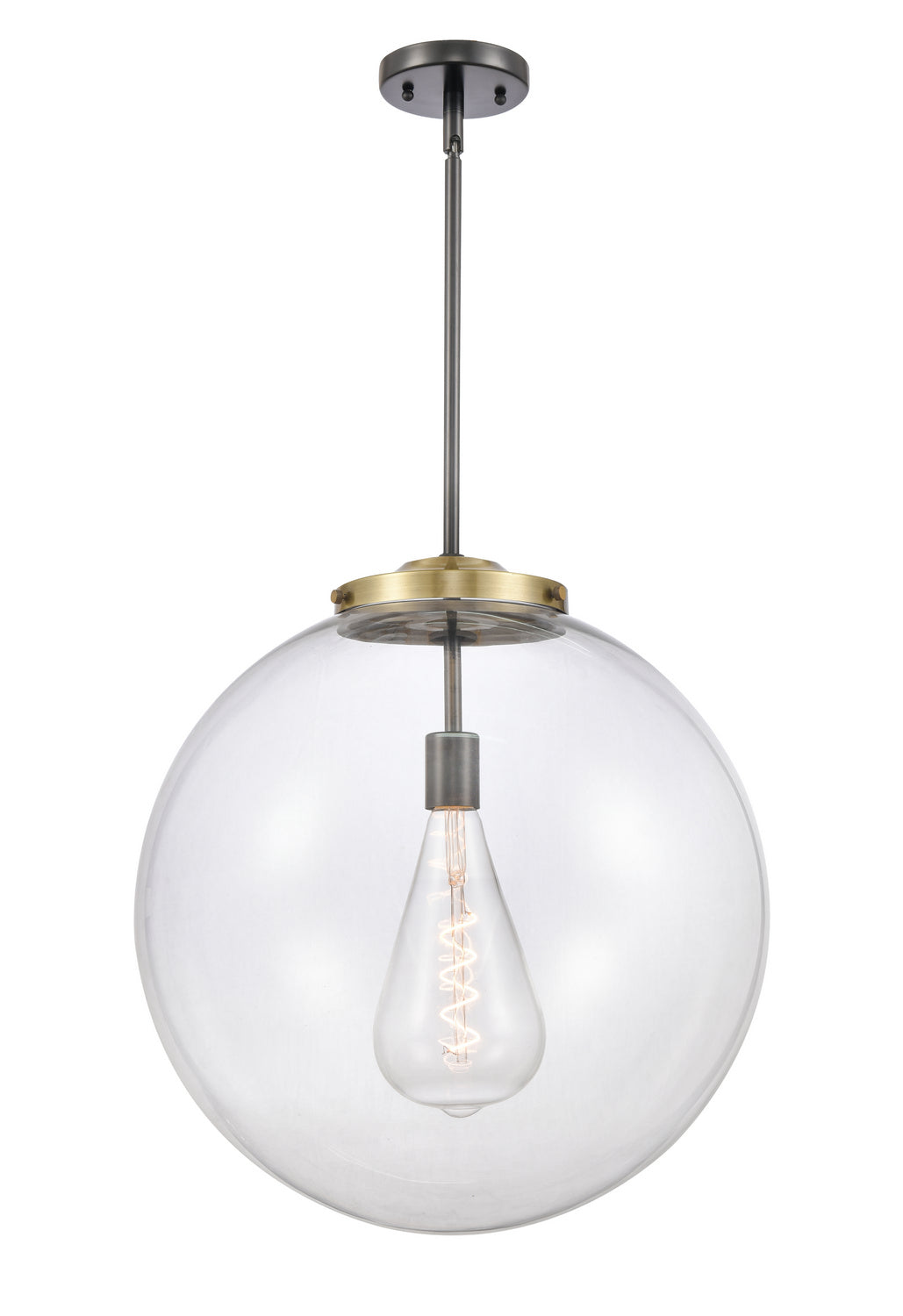 Innovations - 221-1S-BAB-G202-18 - One Light Pendant - Essex - Black Antique Brass