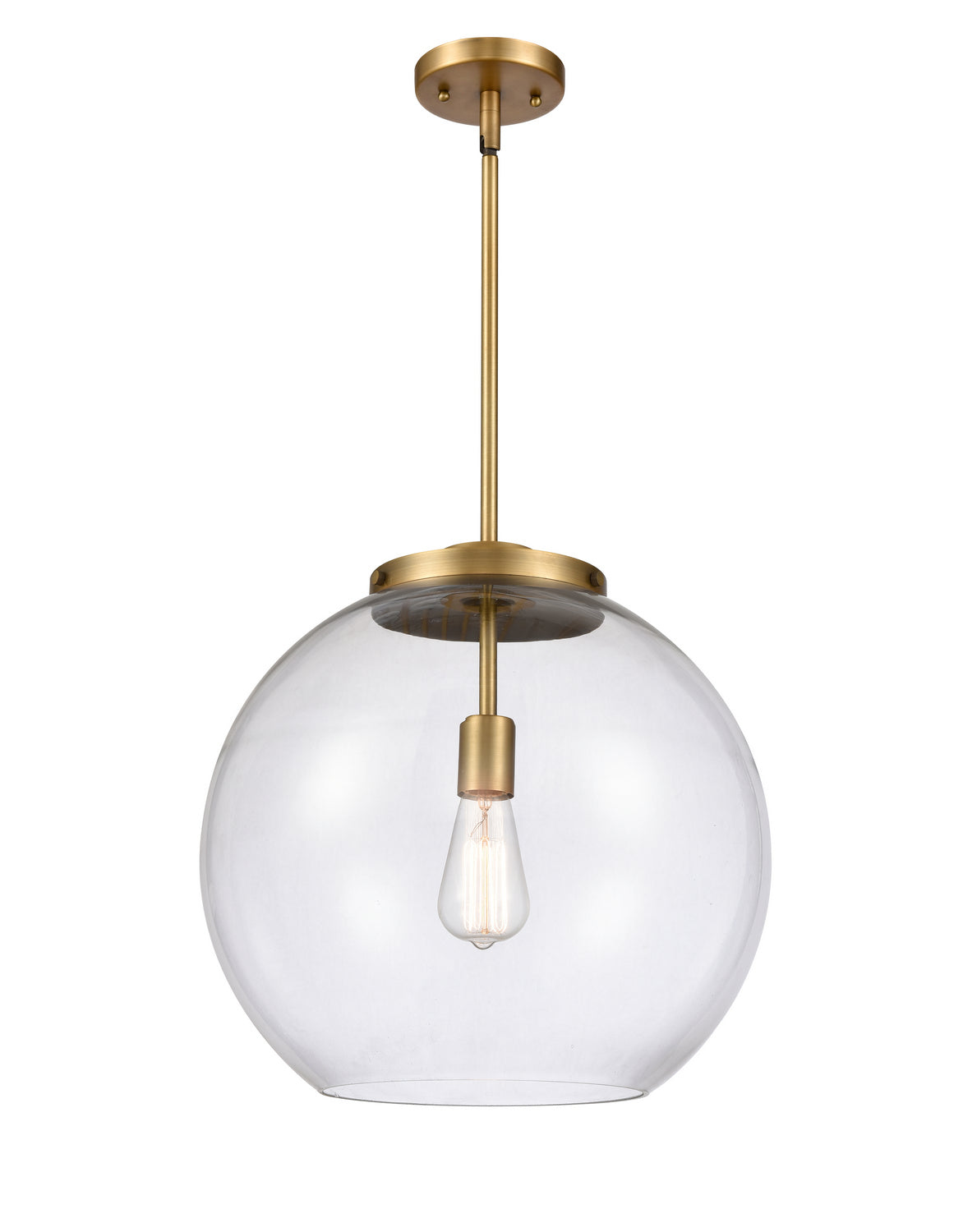 Innovations - 221-1S-BB-G122-16 - One Light Pendant - Essex - Brushed Brass