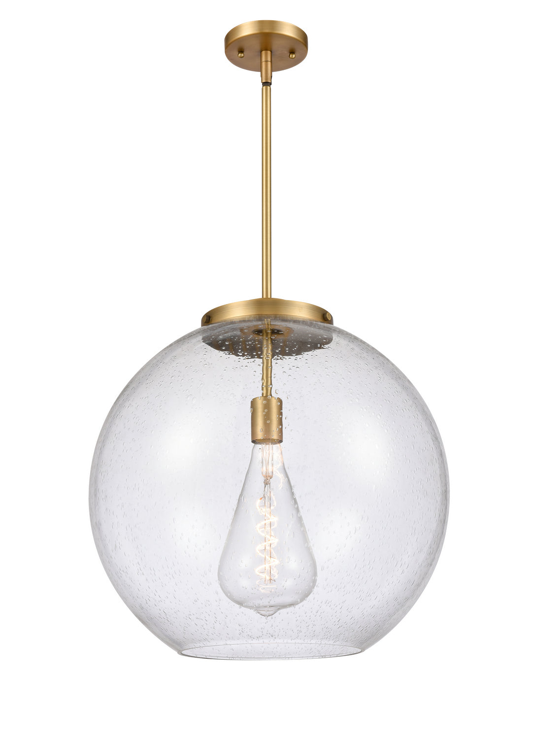 Innovations - 221-1S-BB-G124-18 - One Light Pendant - Essex - Brushed Brass