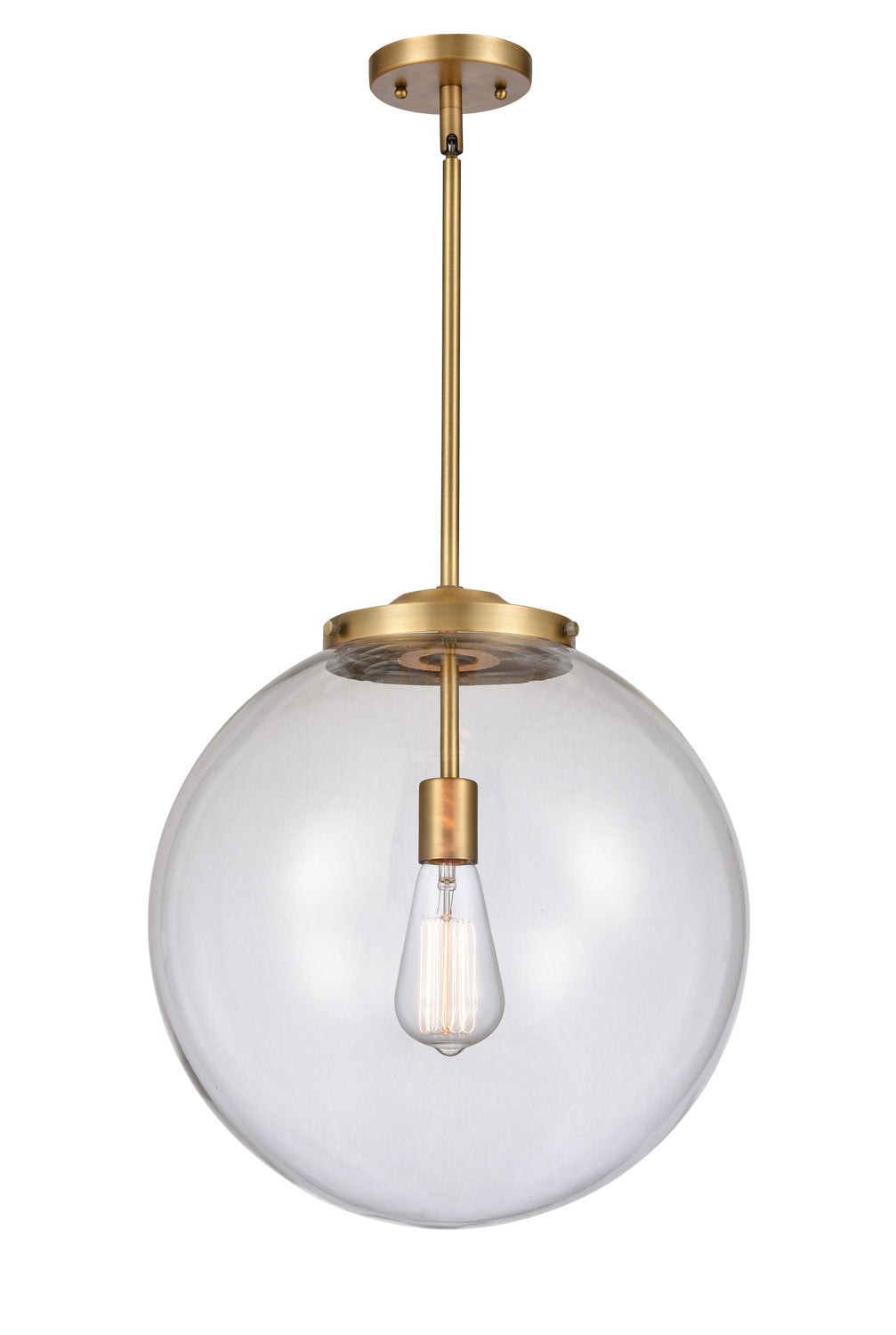 Innovations - 221-1S-BB-G202-16 - One Light Pendant - Essex - Brushed Brass