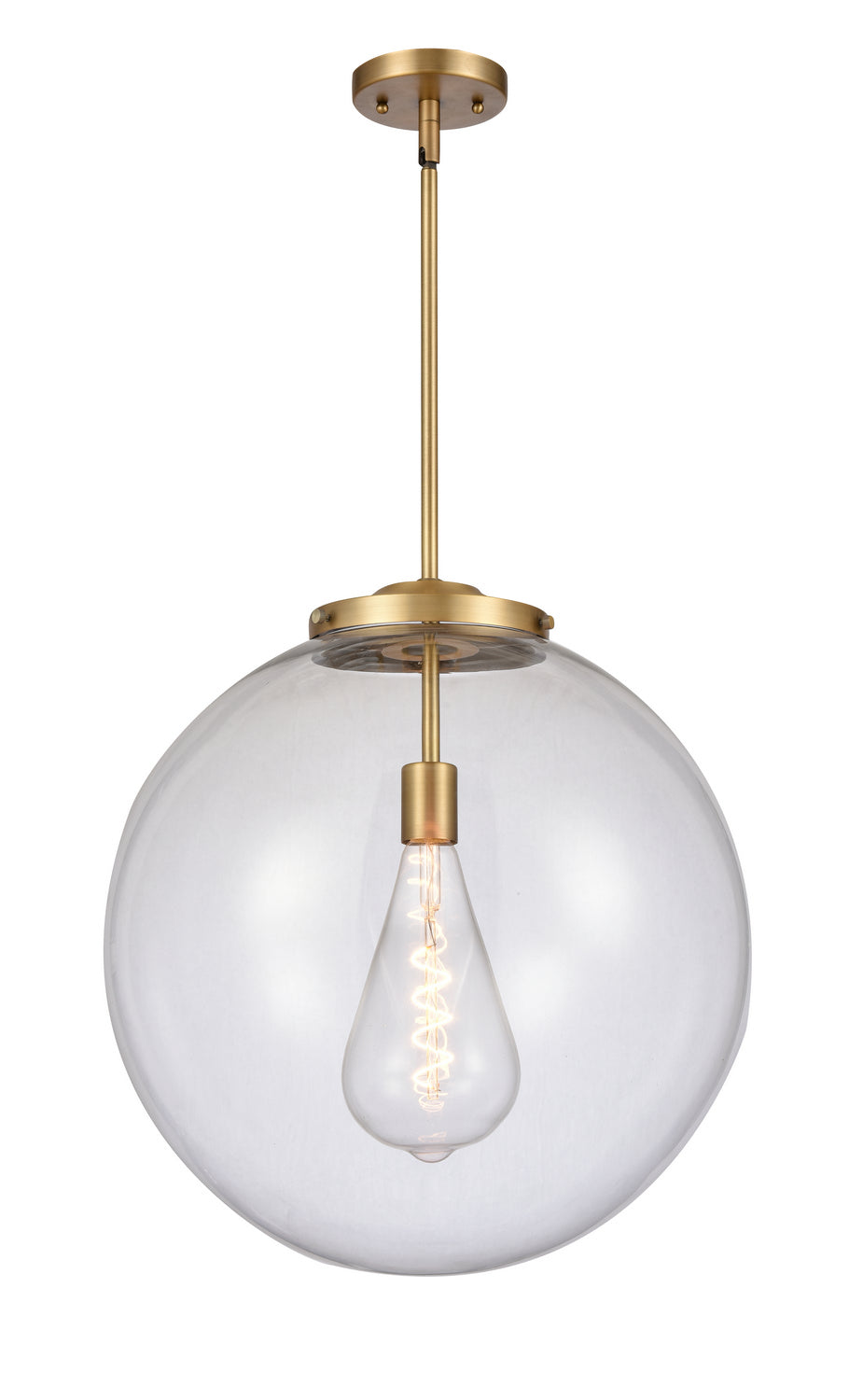 Innovations - 221-1S-BB-G202-18 - One Light Pendant - Essex - Brushed Brass