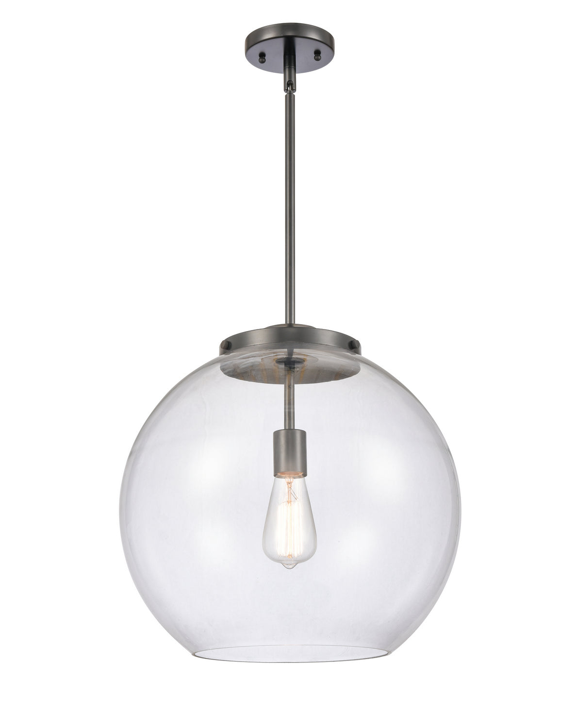 Innovations - 221-1S-BK-G122-16 - One Light Pendant - Essex - Matte Black