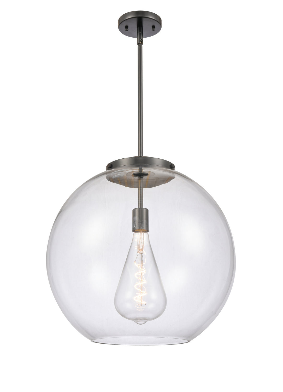 Innovations - 221-1S-BK-G122-18 - One Light Pendant - Essex - Matte Black