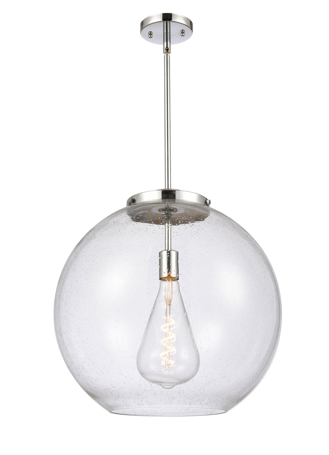 Innovations - 221-1S-PC-G124-18 - One Light Pendant - Essex - Polished Chrome
