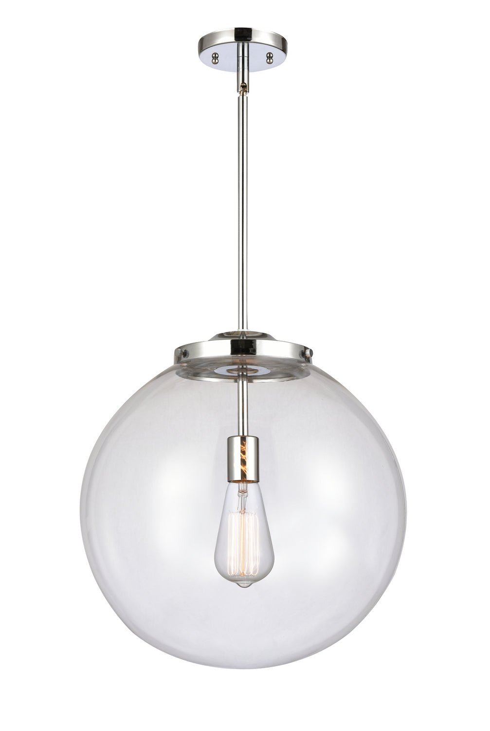 Innovations - 221-1S-PC-G202-16 - One Light Pendant - Essex - Polished Chrome