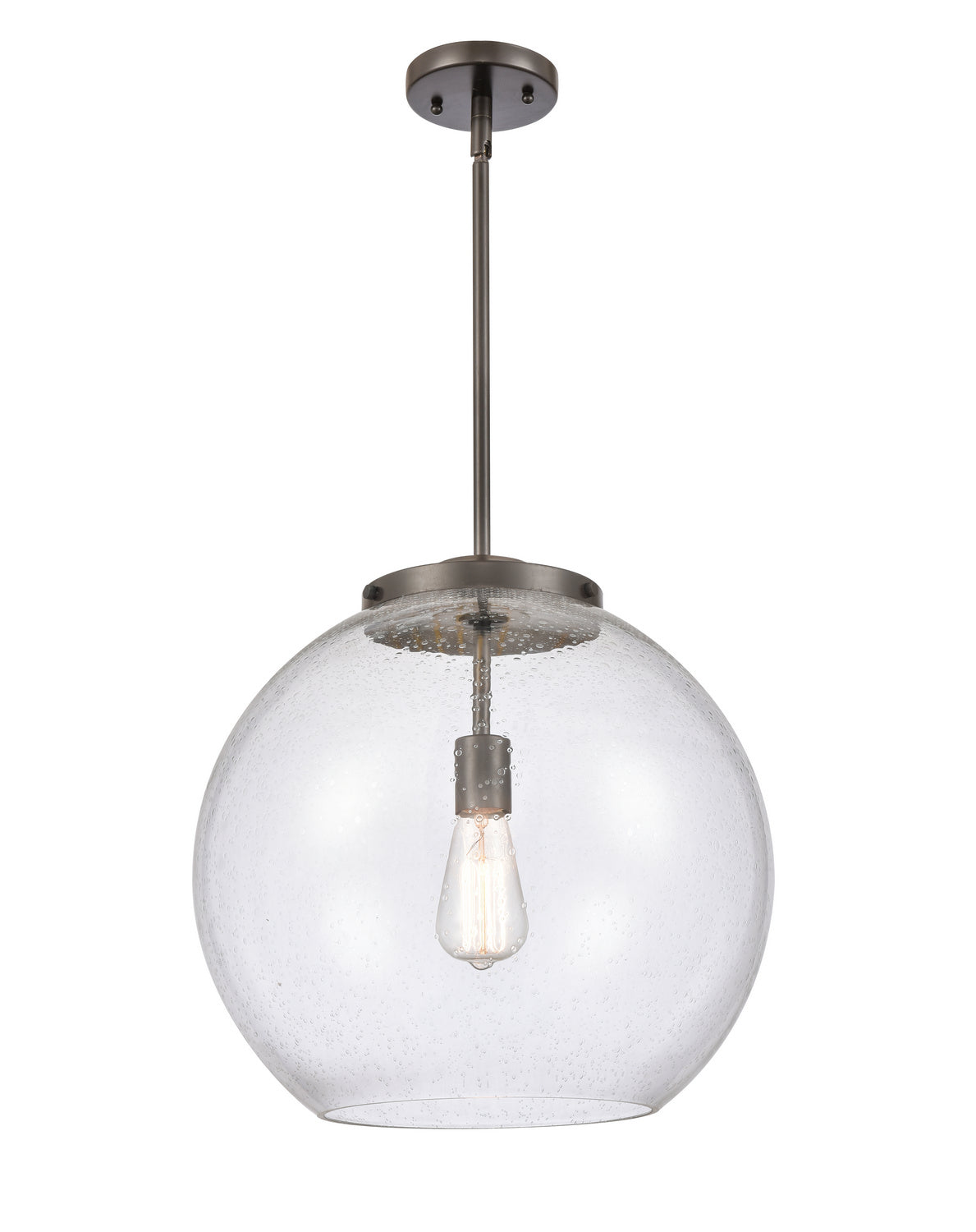 Innovations - 221-1S-OB-G124-16 - One Light Pendant - Essex - Oil Rubbed Bronze