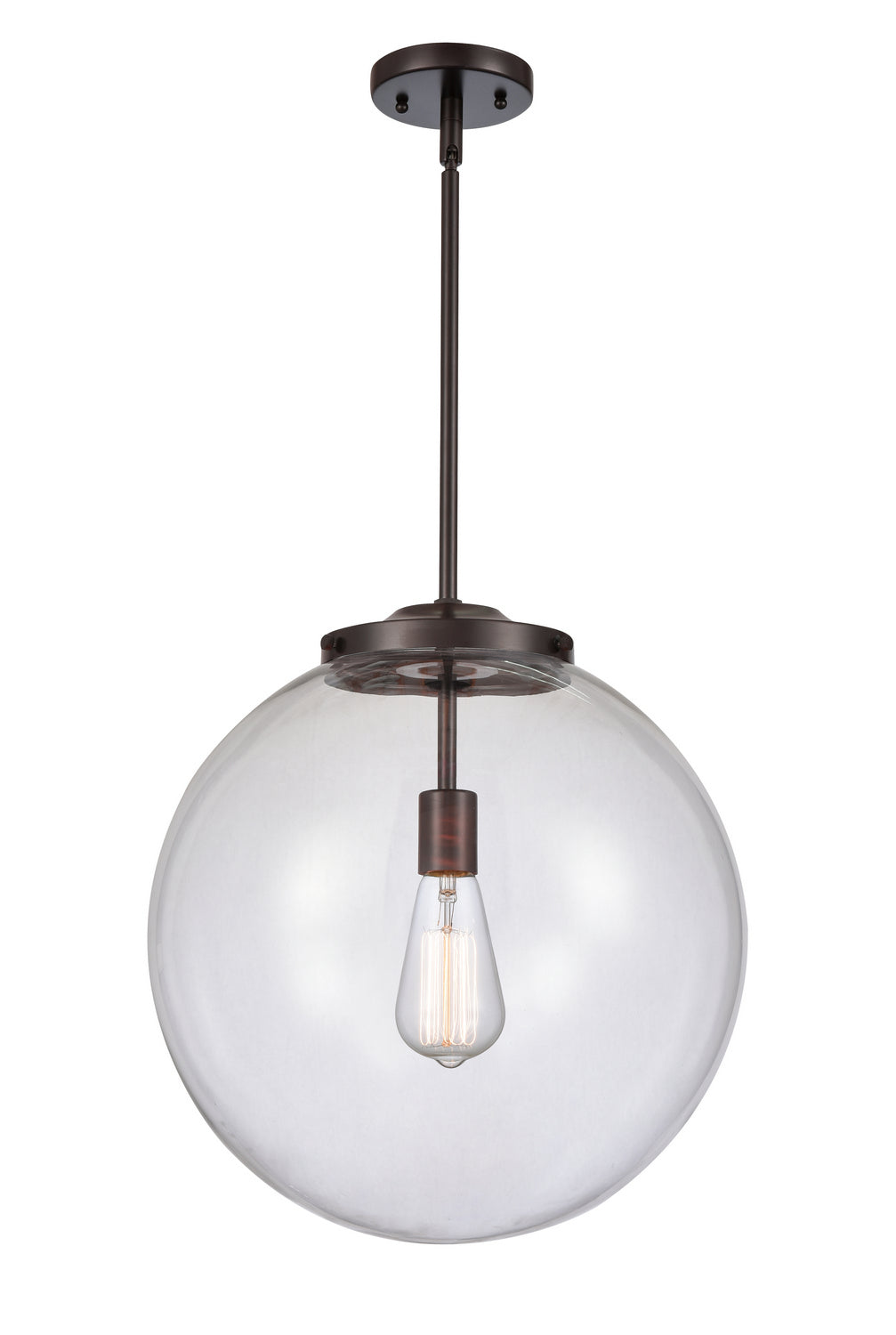 Innovations - 221-1S-OB-G202-16 - One Light Pendant - Essex - Oil Rubbed Bronze