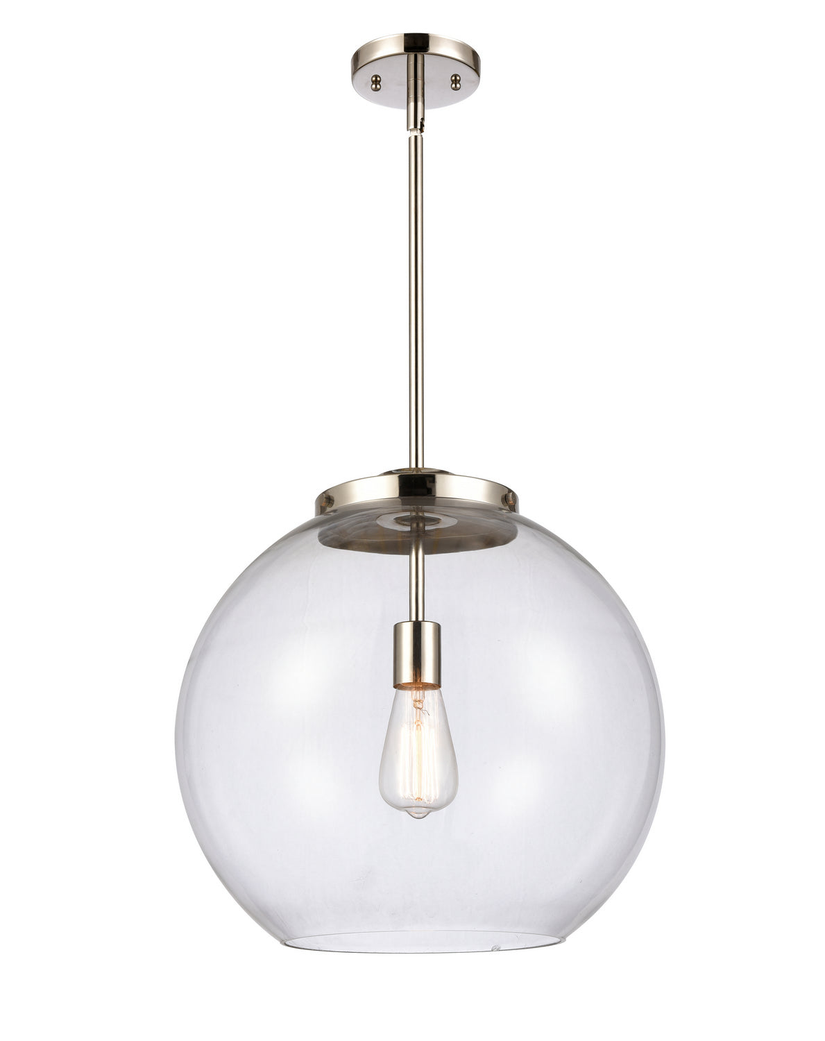 Innovations - 221-1S-PN-G122-16 - One Light Pendant - Essex - Polished Nickel