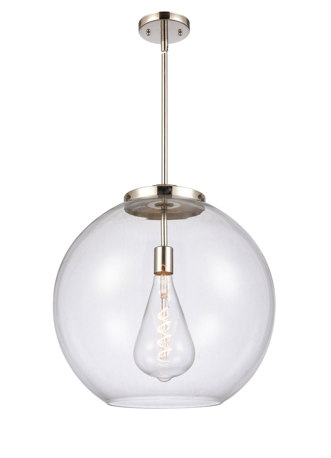Innovations - 221-1S-PN-G122-18 - One Light Pendant - Essex - Polished Nickel