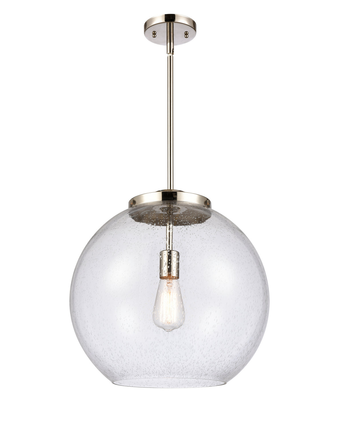 Innovations - 221-1S-PN-G124-16 - One Light Pendant - Essex - Polished Nickel